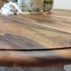 Console/table convertible in walnut
