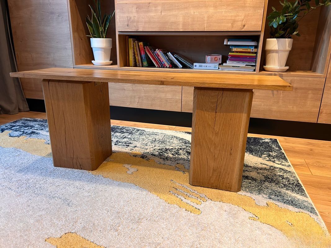 Magnificent solid wood bench