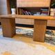 Magnificent solid wood bench