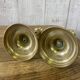 Pair of brass candlesticks
