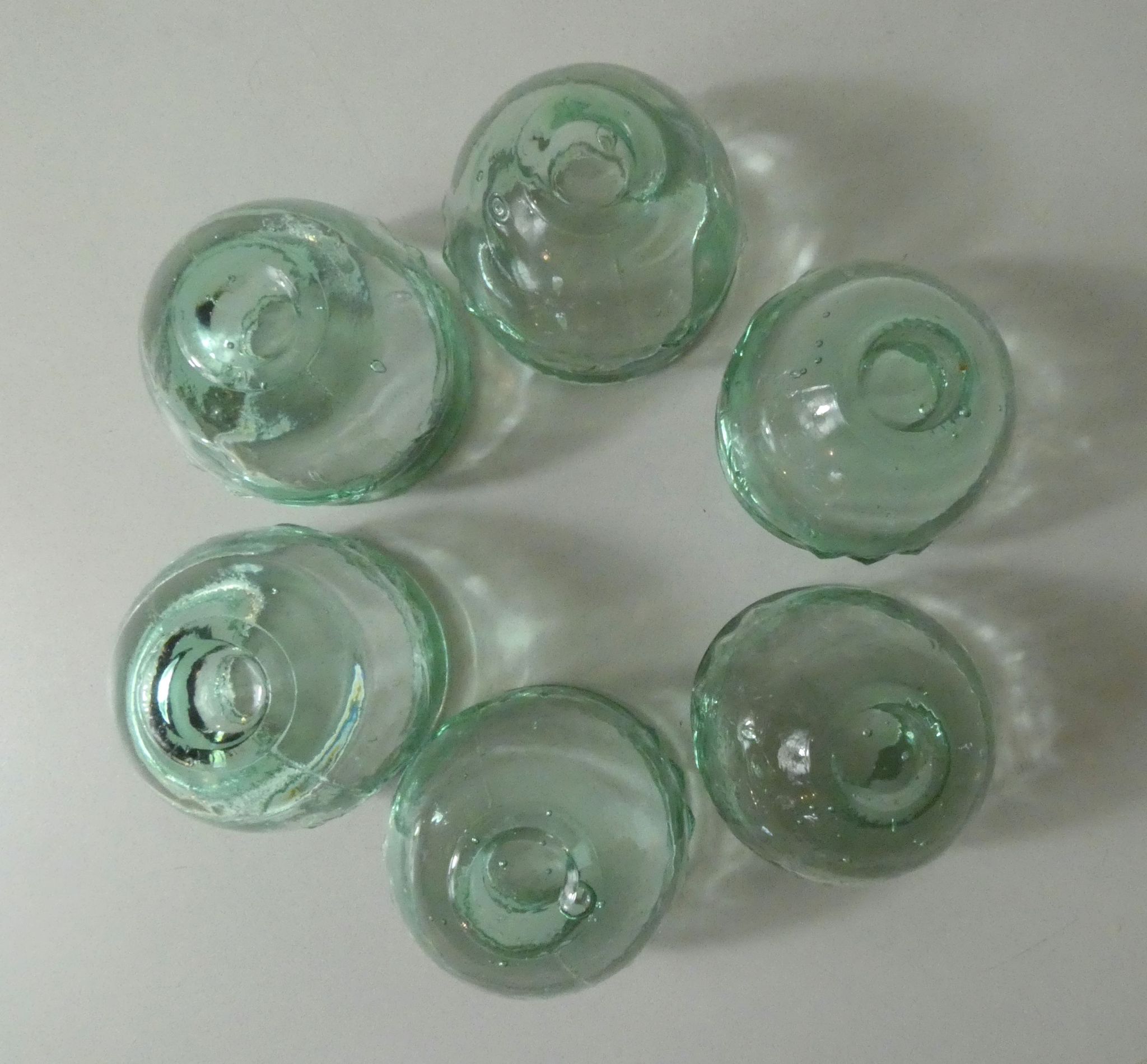 Set de 6 pots à confiture vintage en verre