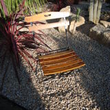 4 folding vintage terrace chairs