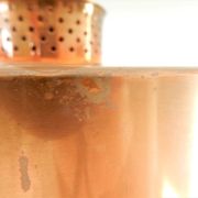 T292 copper pendant lamp by Hans-Agne Jakobsson for Markaryd, Sweden 1960's