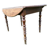 Table en chêne à rabats