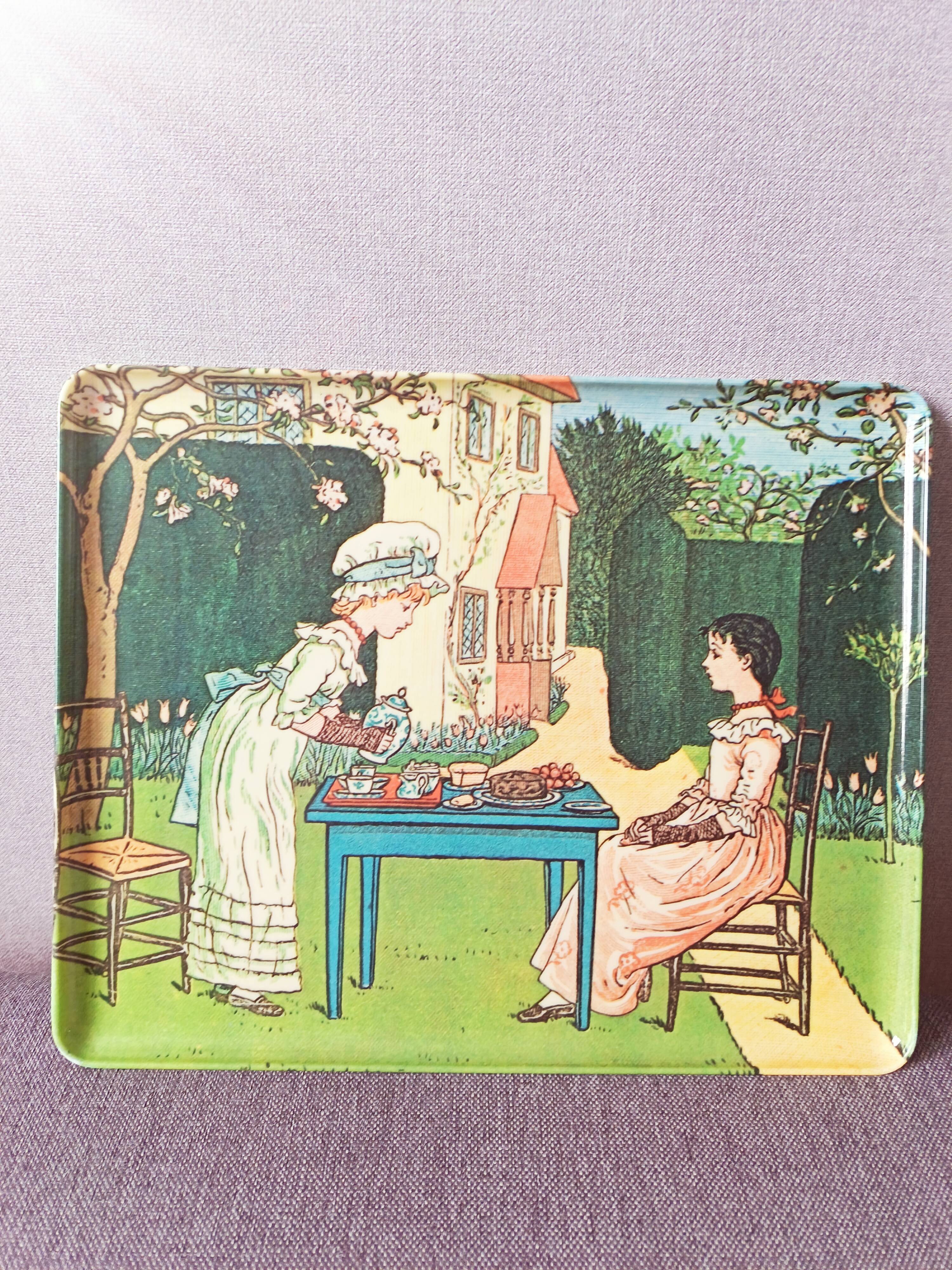 Vintage Italian melamine tray