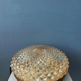 Mid-century crystal glass ceiling light