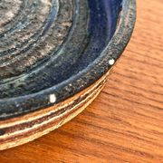 Mid-century modern Danish studio pottery bowl by Tue Poulsen for Tue Keramik, 1960s.