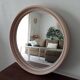 Vintage round mirror from the 60s/70s.