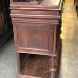Renaissance sideboard / china cabinet with marble top