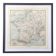 Carte de la France vintage de 1950