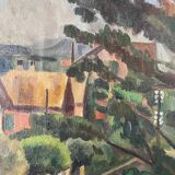 Old landscape painting 1919
