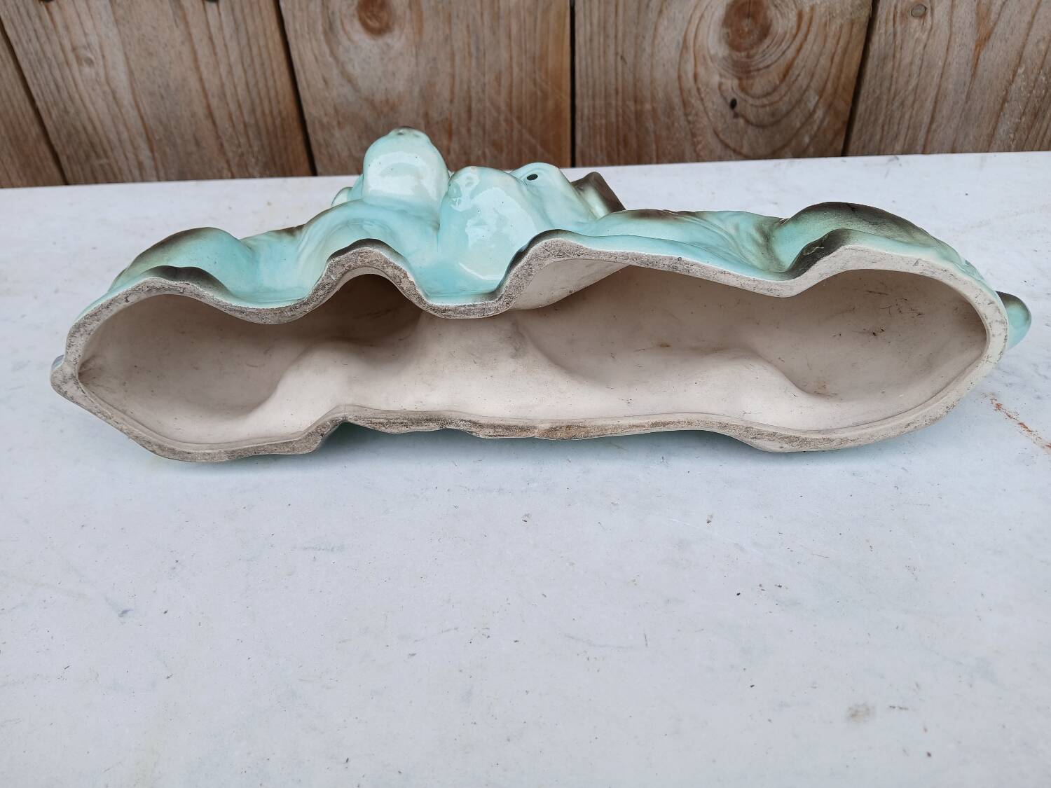Art Deco ceramic animal statue - dogs