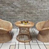 Rattan, wicker lounge set
