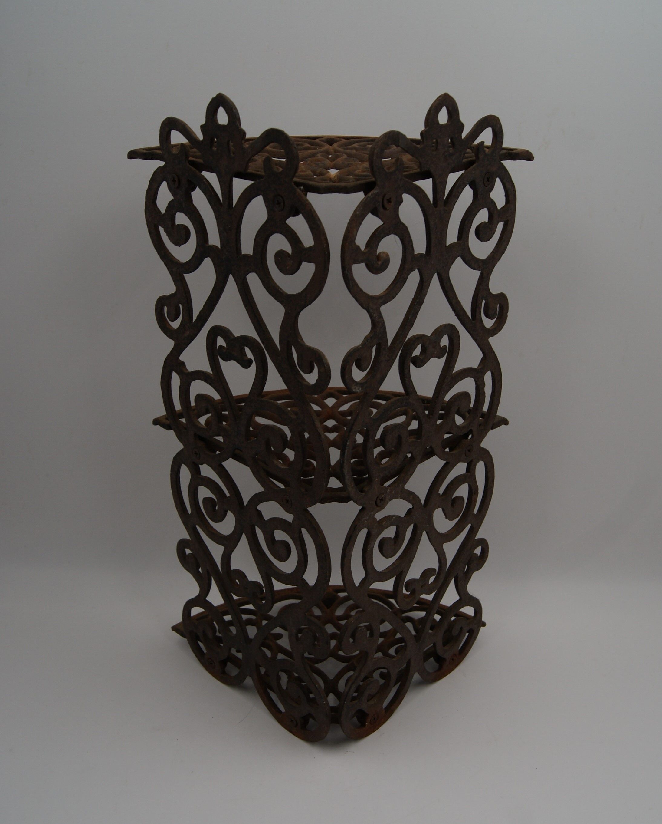 Vintage cast iron angle shelf