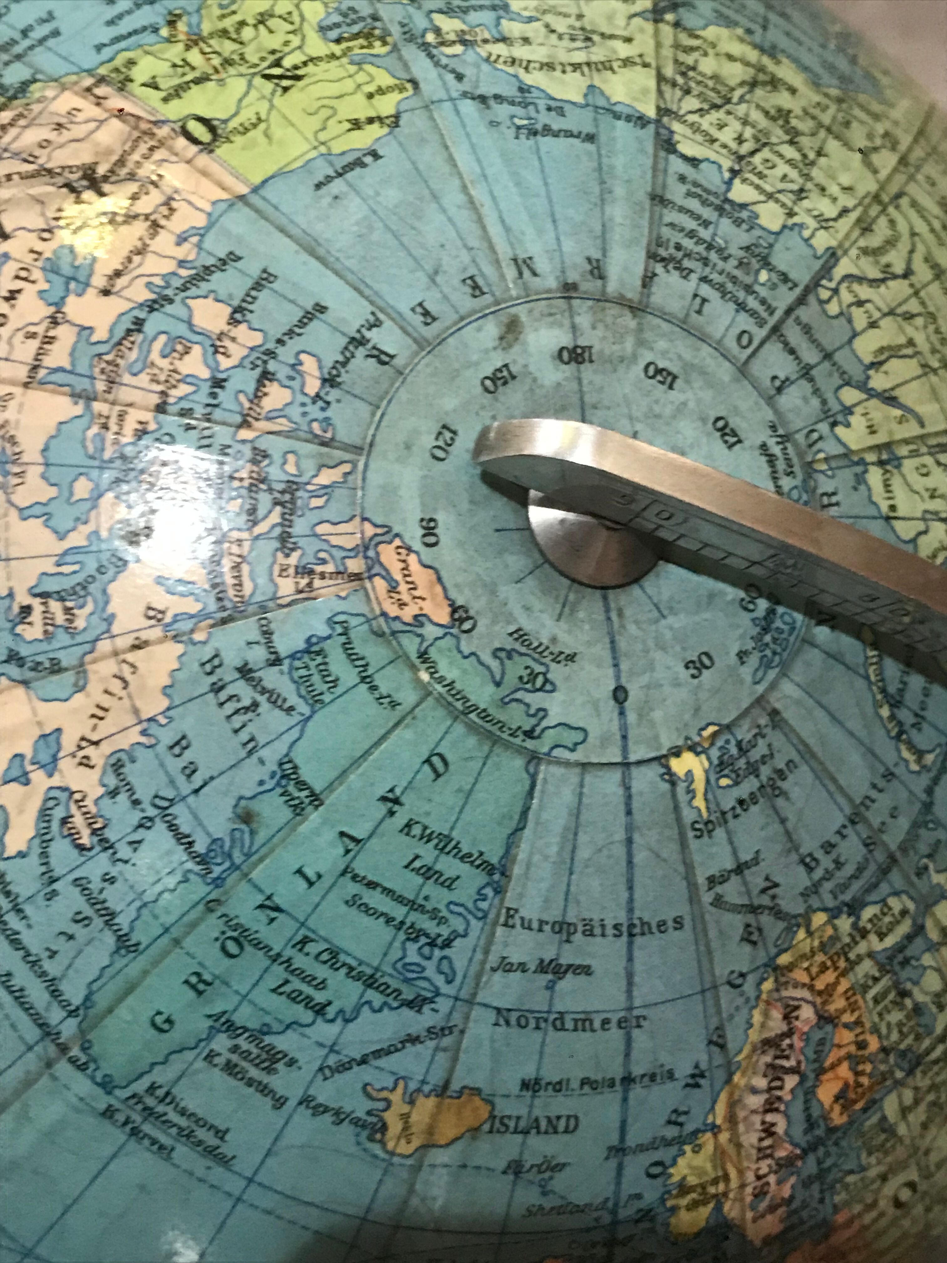 Ancient terrestrial globe