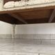 Old wooden farmhouse table for living room