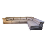 Mah Jong sofa by Roche Bobois in beige by Hans Hopfer, set of 7 modules.