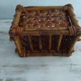 Bamboo storage basket