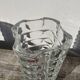 Classic clear thick glass vase