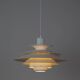 Danish vintage Verona pendant lamp by Kurt Wiborg, Jeka, 1980s