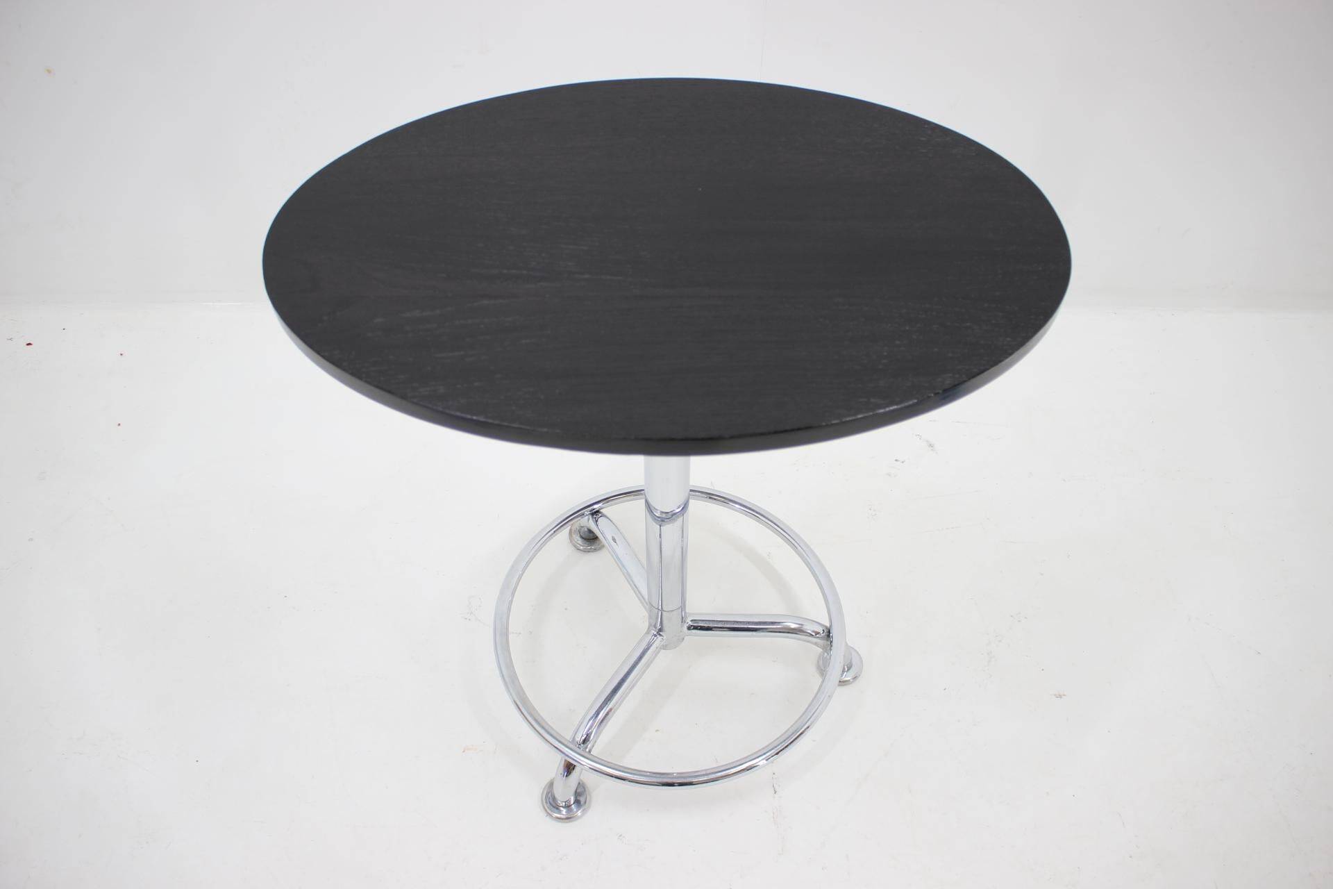 Rare Bauhaus Chrome Table by Robert Slezak, 1930s