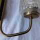Applique laiton et verre bubble