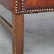 Large comfortable sheepleather wingchair in good condition and beautiful colours