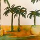 Tableau signé paysage Egypte « Lever de soleil sur le Nil »