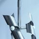 Lustre en Inox, style Space Age - 1960