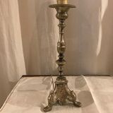 Silver metal lamp