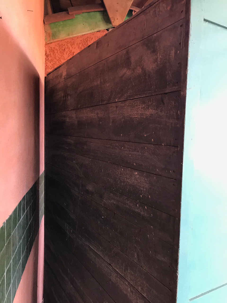Former wooden dressing closet