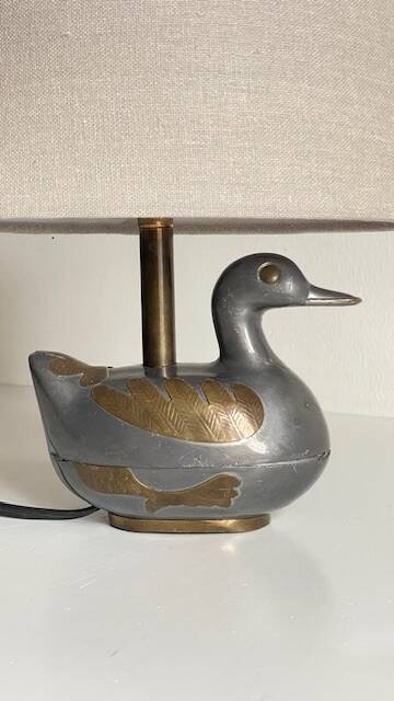Vintage duck lamp