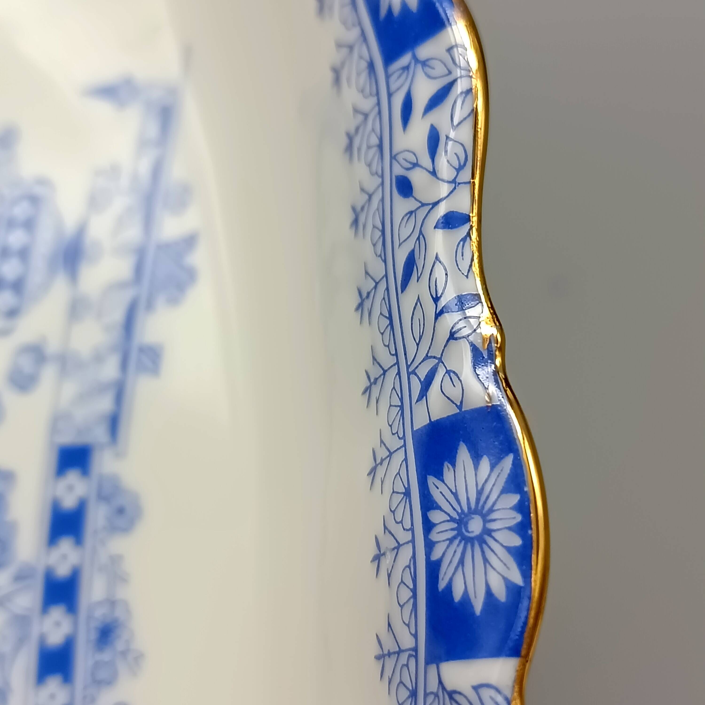 2 vintage porcelain raviars theresia pattern seltmann weiden bavaria