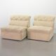 Laauser Vintage Design Velvet Modular 2-Seater Sofa, 2 Elements 1970s