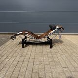 Cassina lc4 le corbusier original in cowhide new in its box