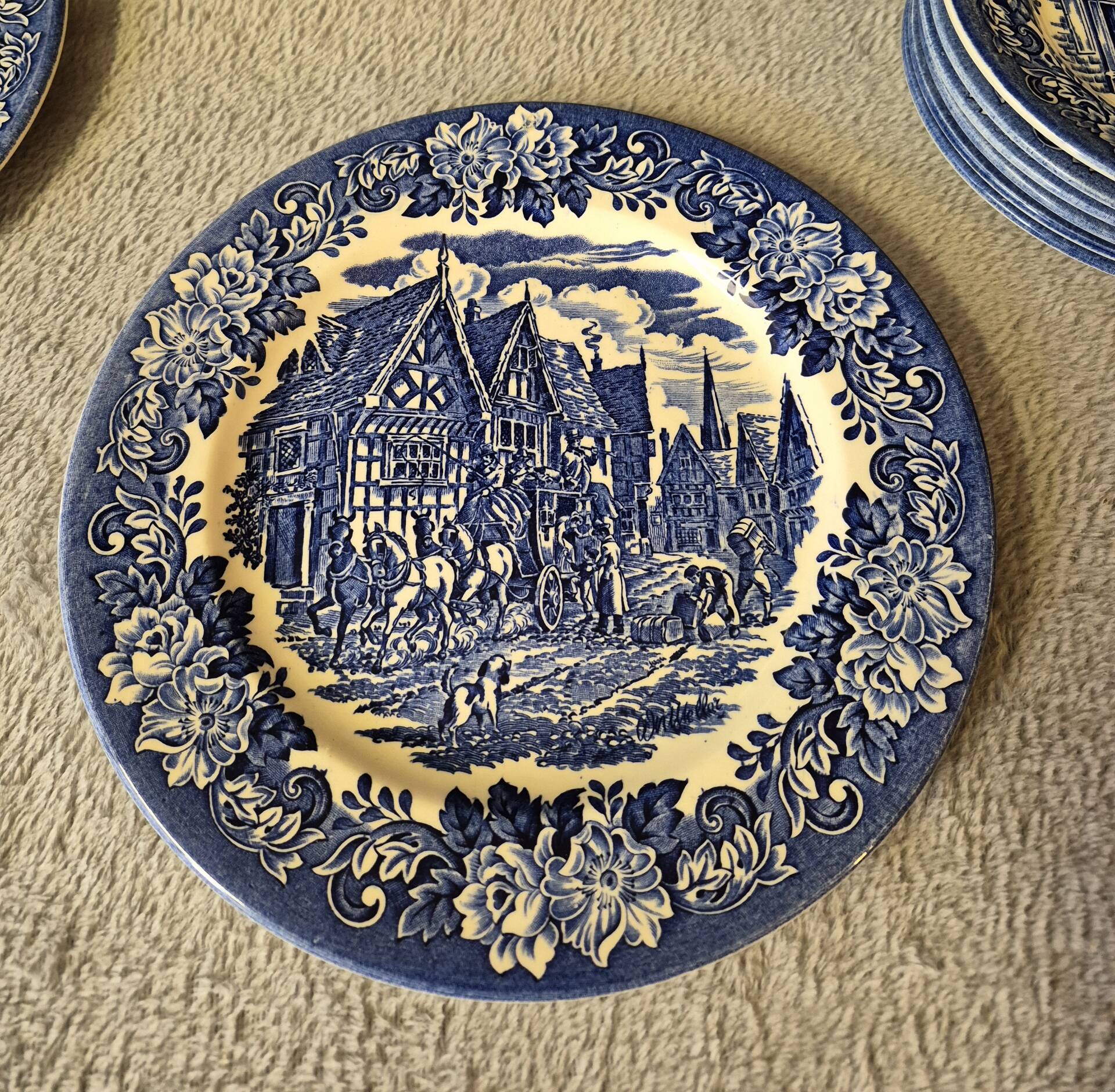 Pierre de Fer EIT ENGLAND Vintage Dinnerware Service 70s/80s