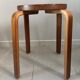 Pair of Artek stools model E60 (rare version with 4 legs), Alvar Aalto