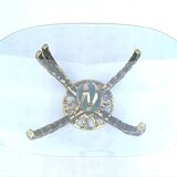 Table basse sculpturale vintage Octo par Henri Fernandez