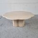 Travertine coffee table "cloud", 80s