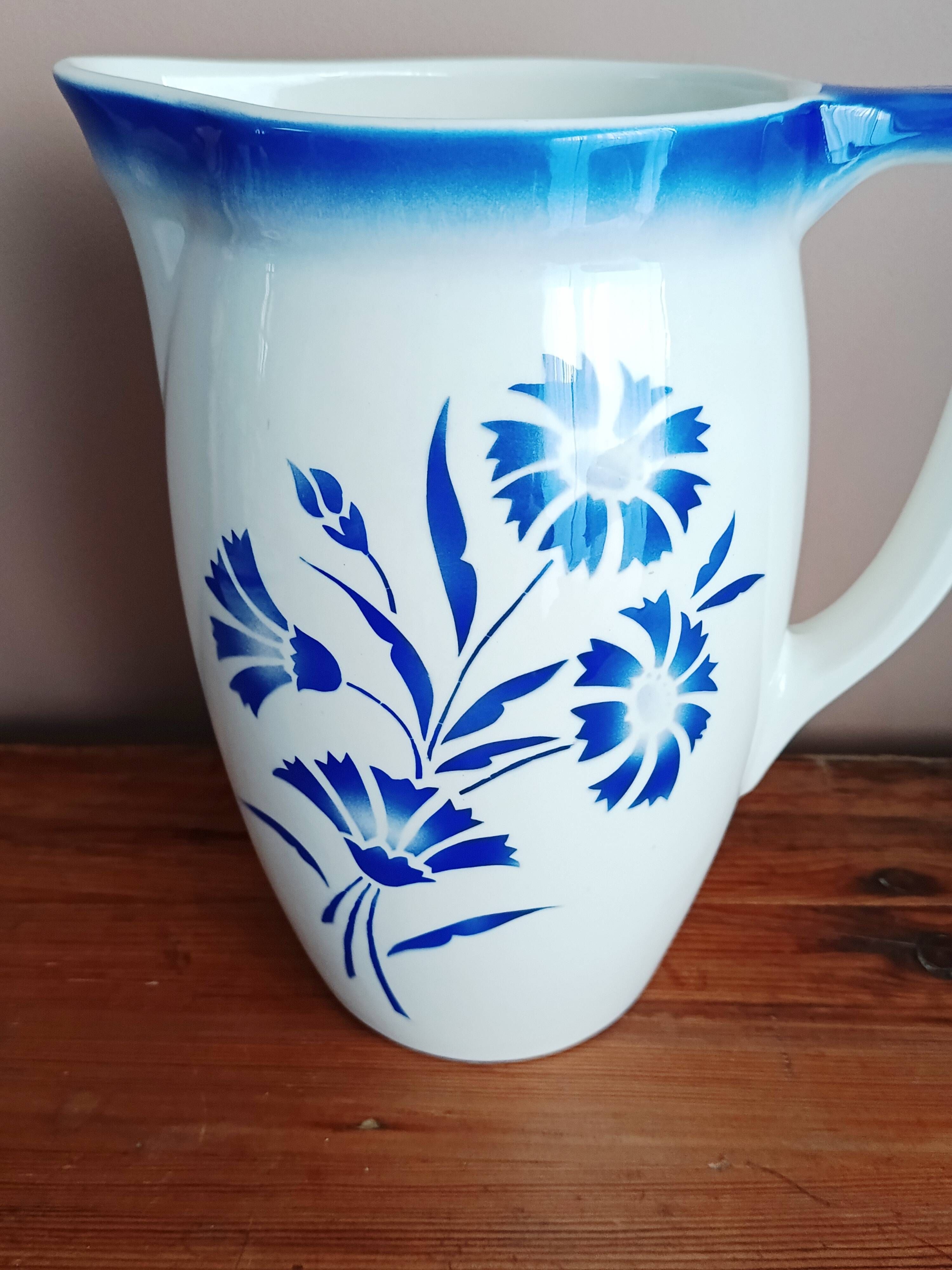 Ancien broc de toilette Boch La Louvière