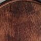 Round wrought iron mirror in the 1950s - 21cm