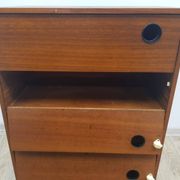 Vintage Teak shoe cabinet, Denmark, 1950s.