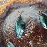 Danish Scandinavian bowl from the mid-century by Clara Helmich, 1960s.