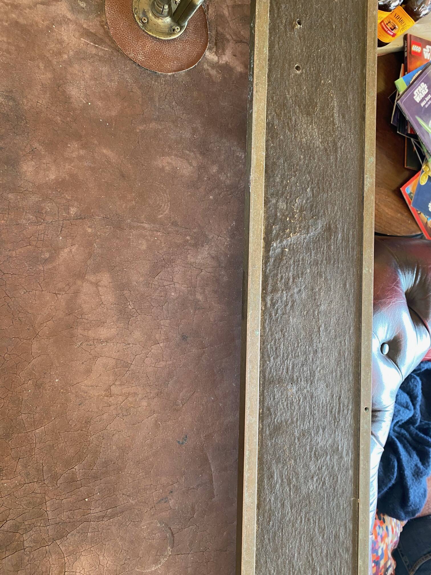 Old french bank table early 20th century trade furniture table