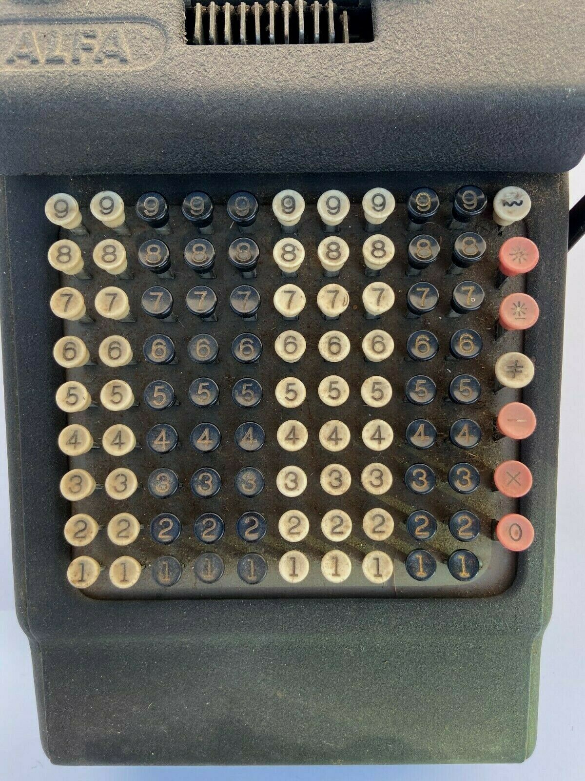 Old calculating machine alfa n 702135