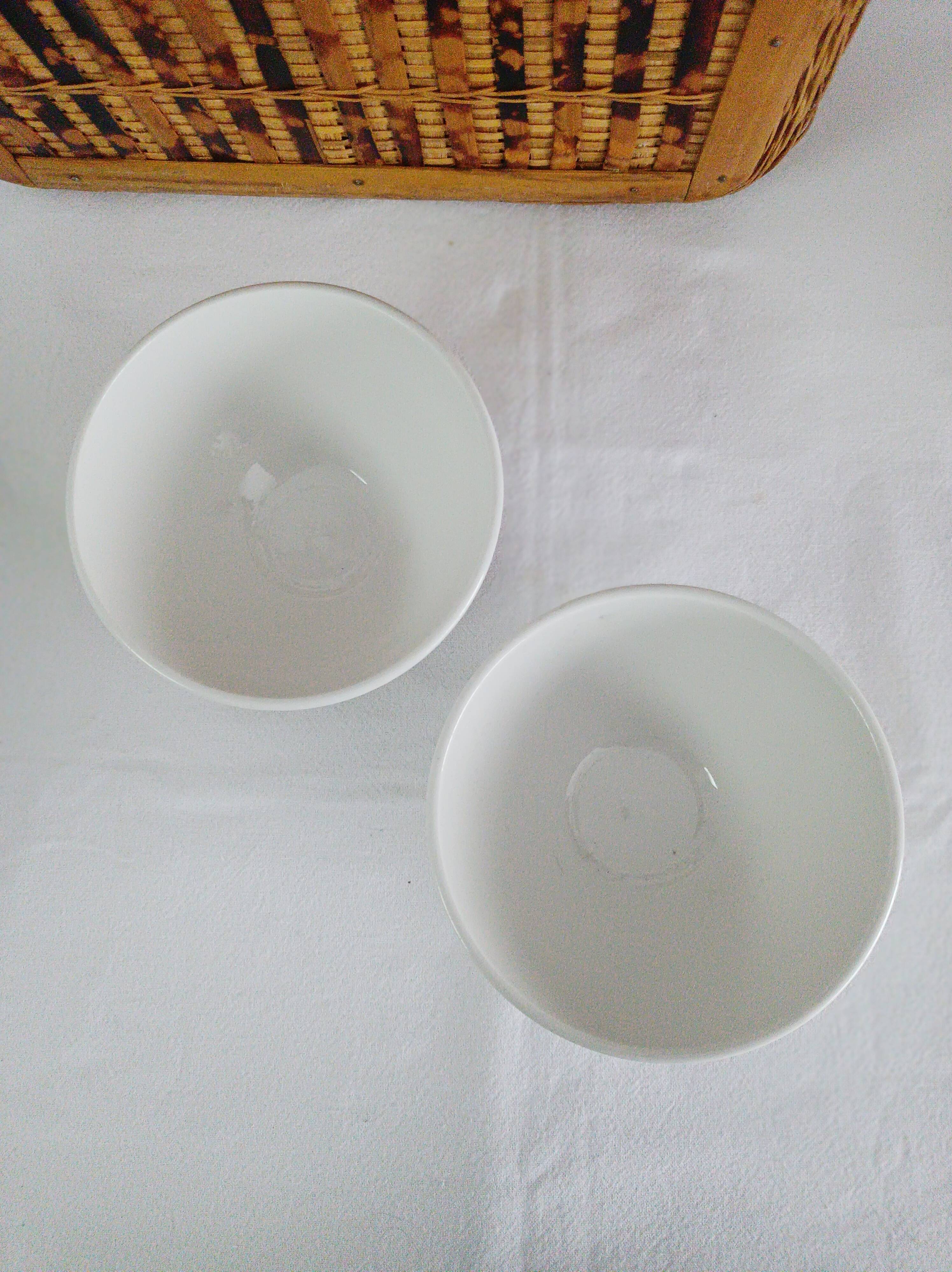 Set of 2 Sarreguemines bowls