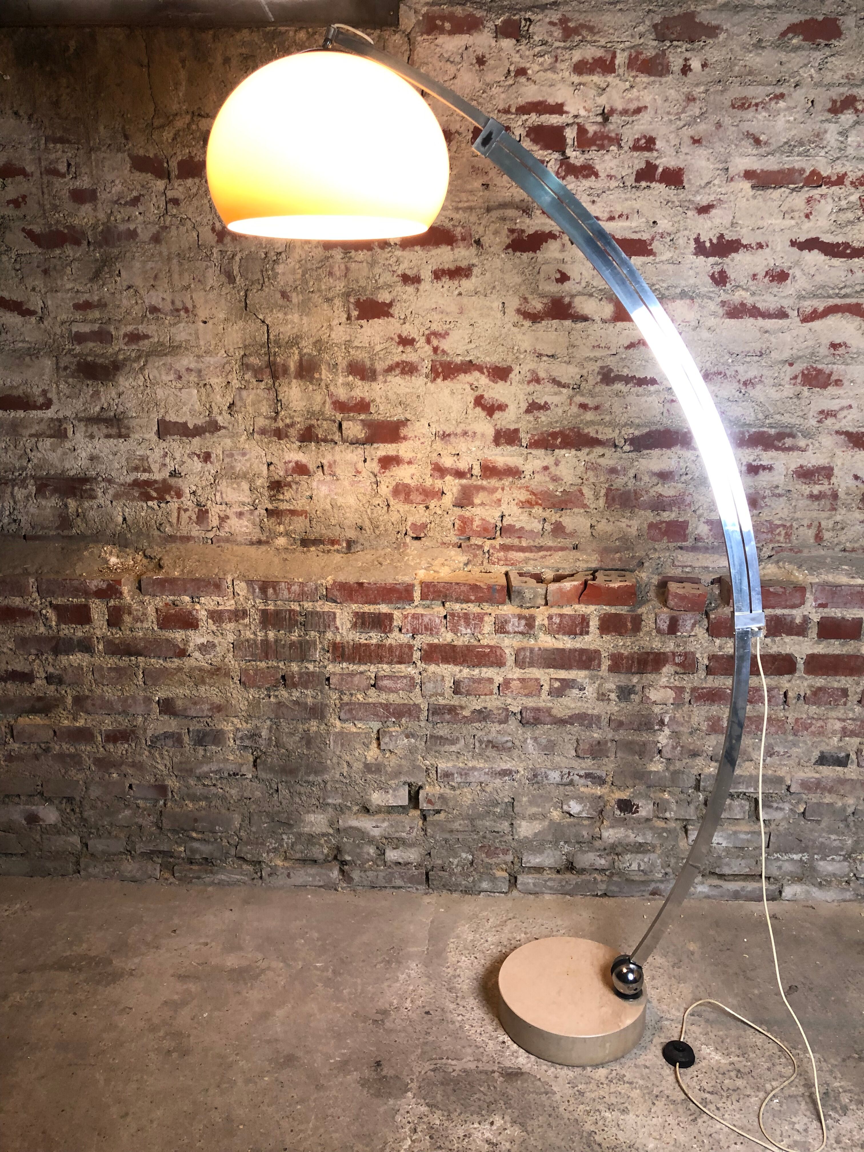 Vintage 70's arc floor lamp