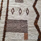 Handmade Moroccan wool rug, 150/250cm