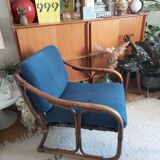 Vintage bamboo armchair