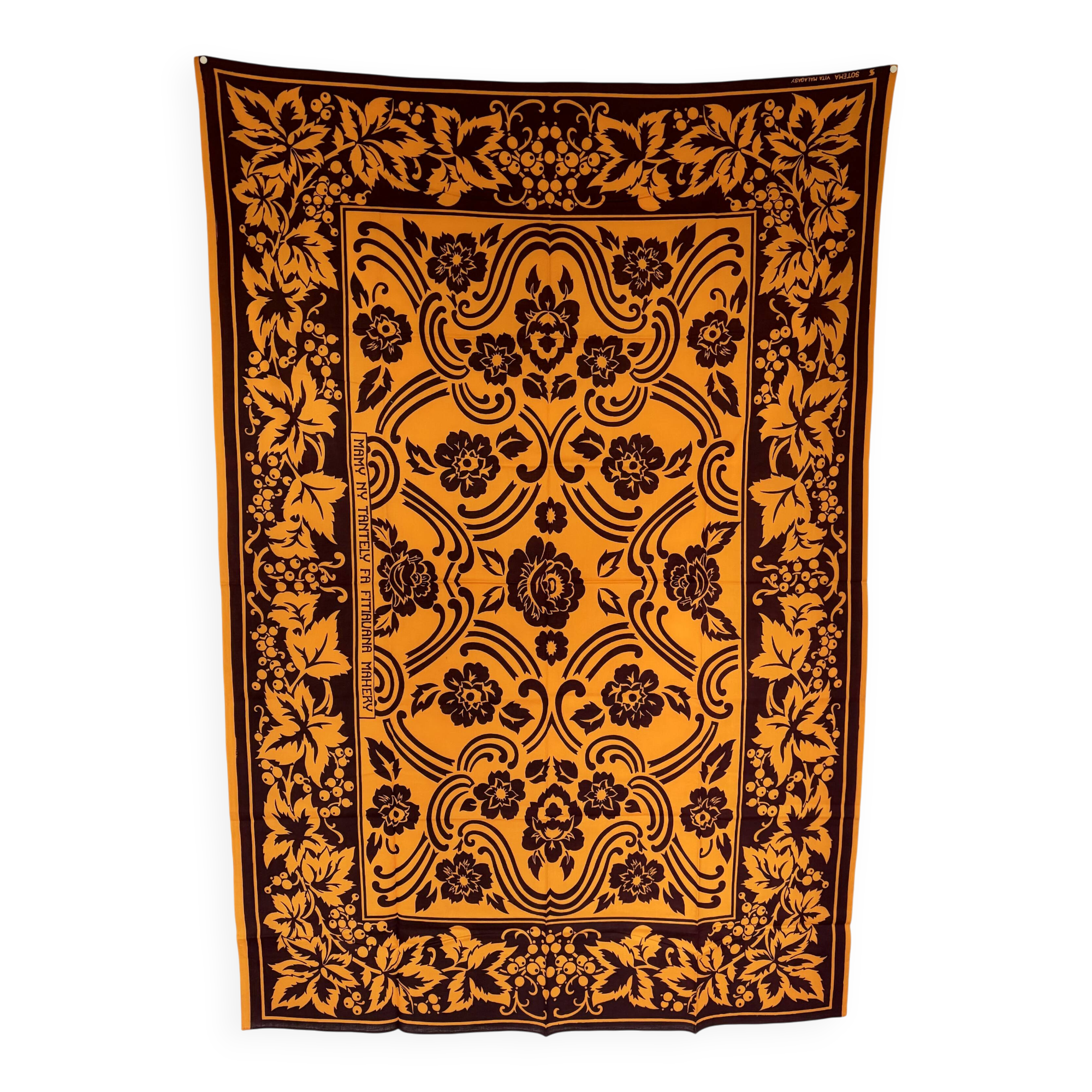 Nappe  tenture malgache vintage